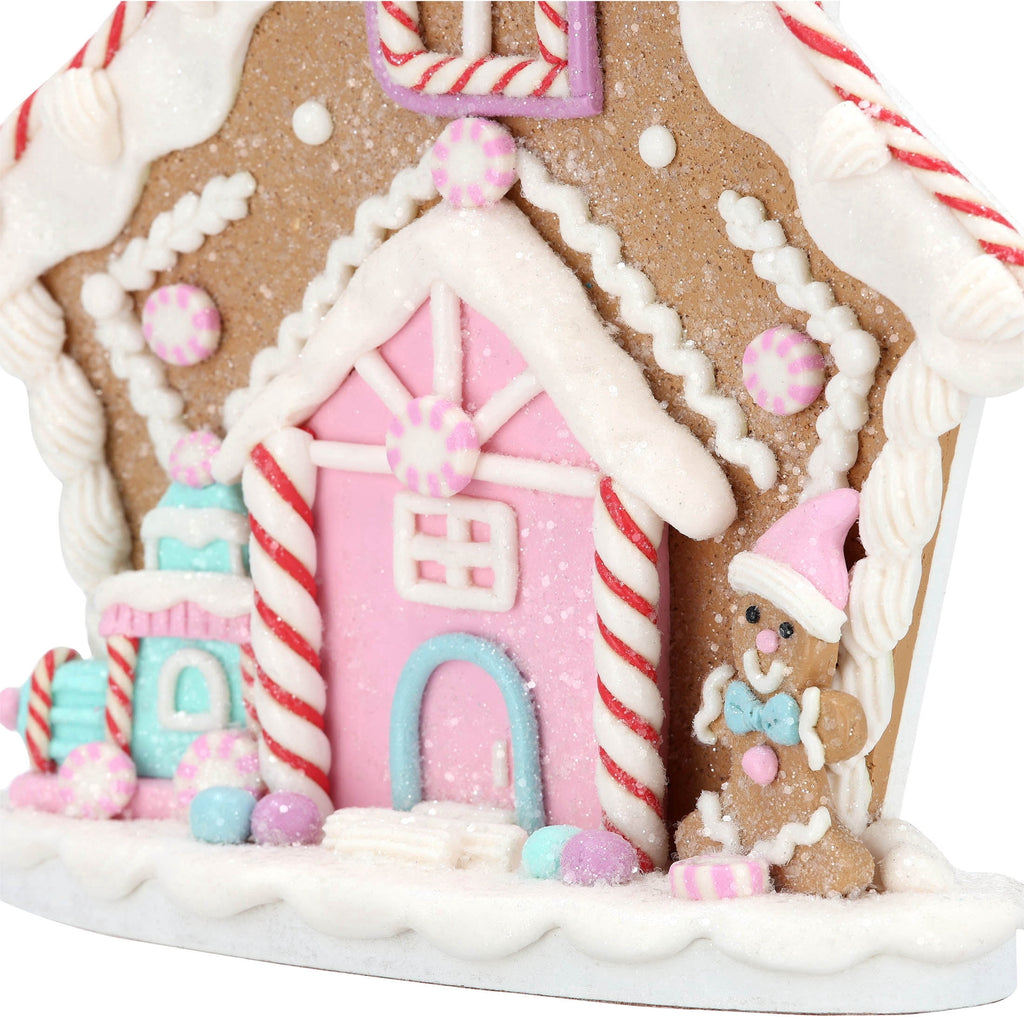 Clay Dough Gingerbread House Christmas Decoration, Multicolor, 8.3", by Holiday Time