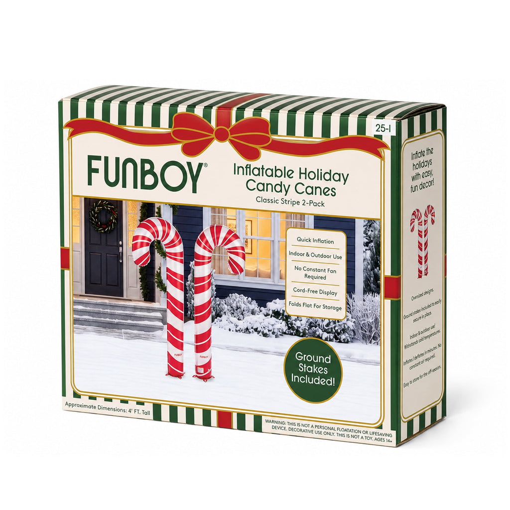 FUNBOY Inflatable Holiday Candy Canes