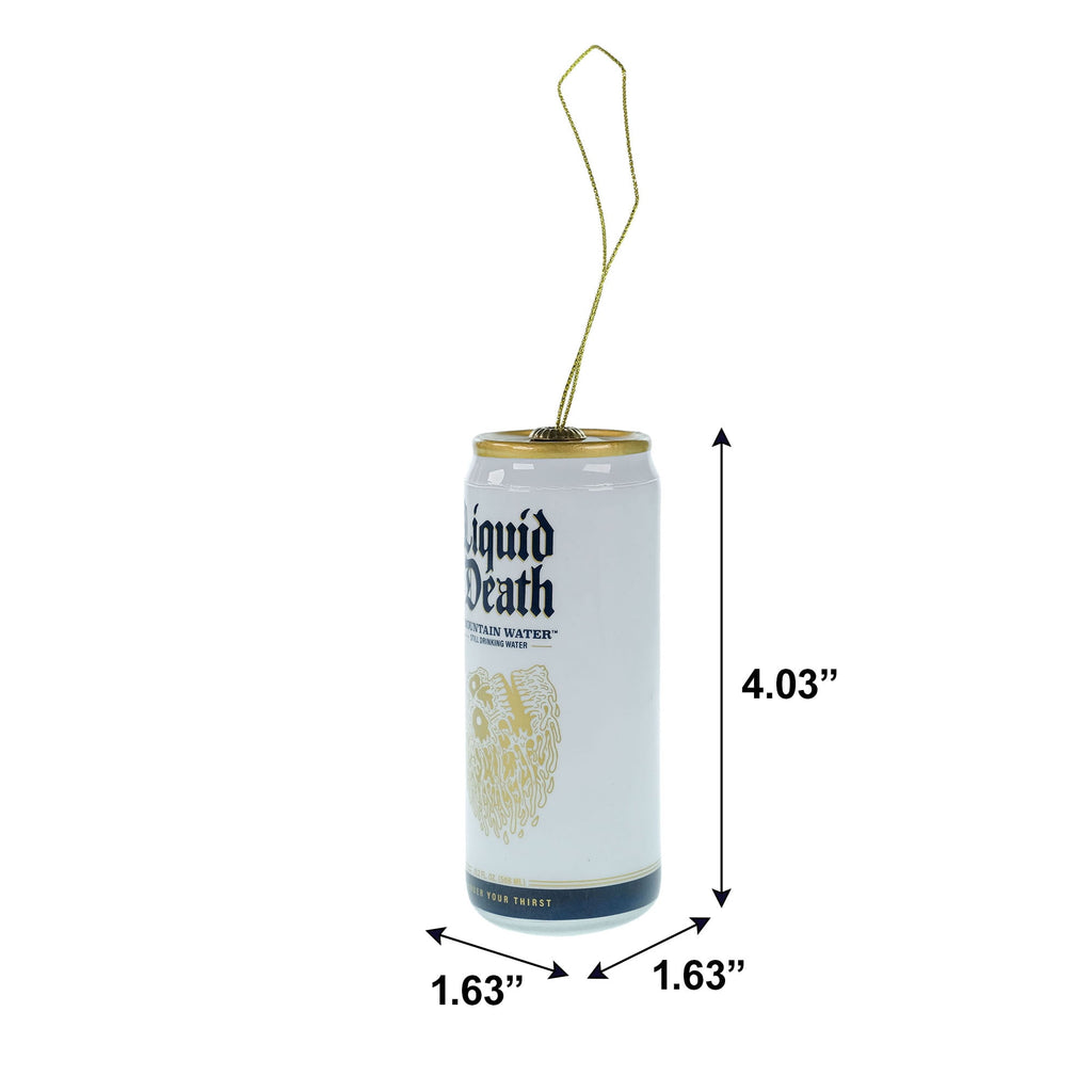 Liquid Death Can Christmas Tree Ornament