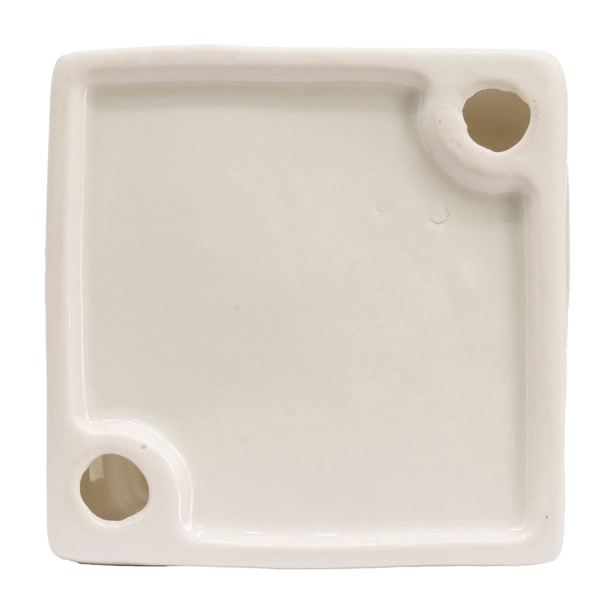 My Texas House Ceramic House Christmas Decoration, White, 5"
