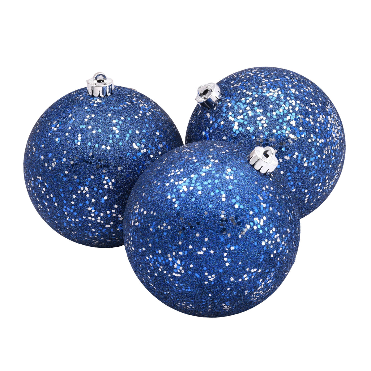 4-Count Champagne and Cream Ball Shatterproof Christmas Ornaments, 6", by Holiday Time
