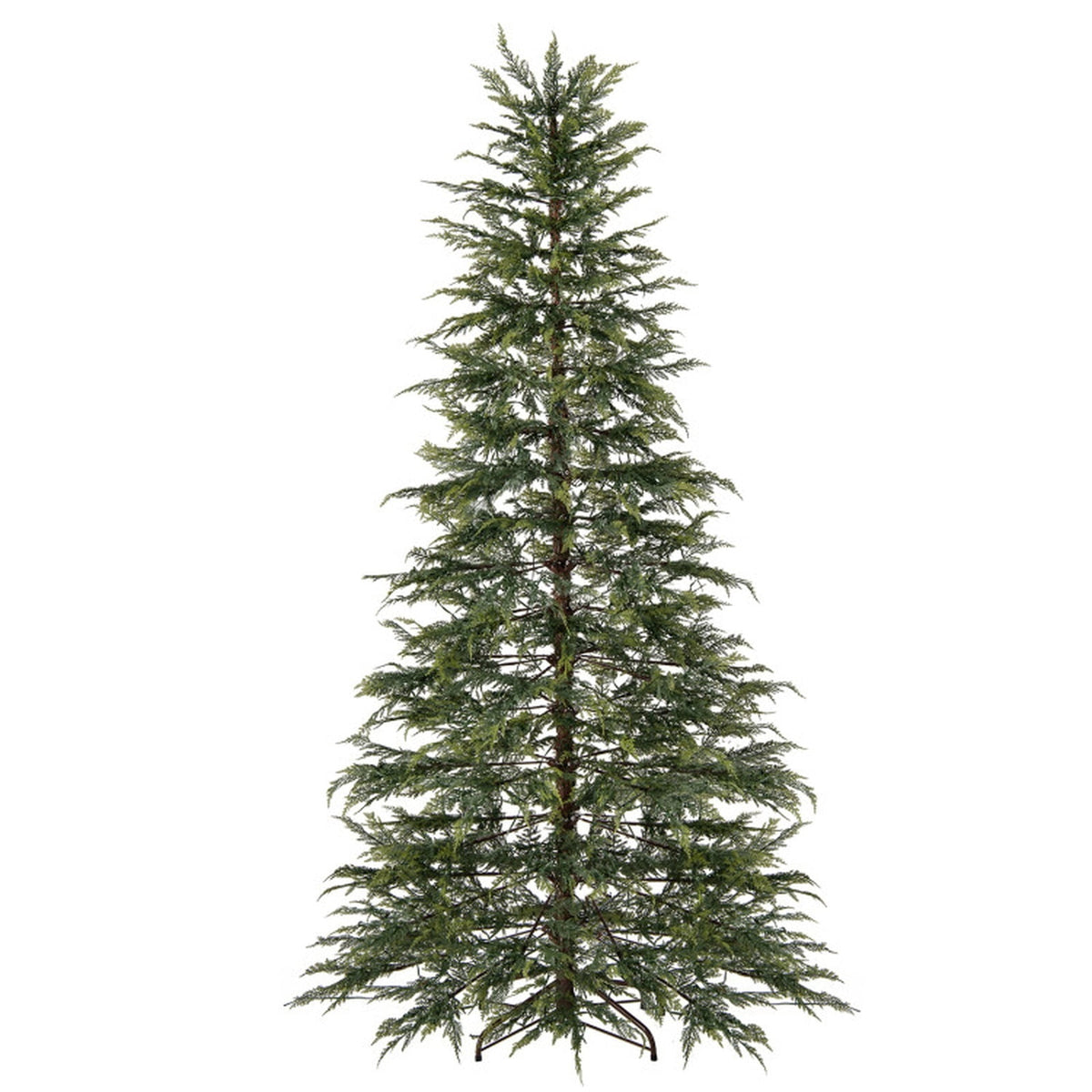 RUIE 7.5 FT Pre-Lit Christmas Tree, Artificial Xmas Tree with 500 Colorful LED Lights & 8 Modes