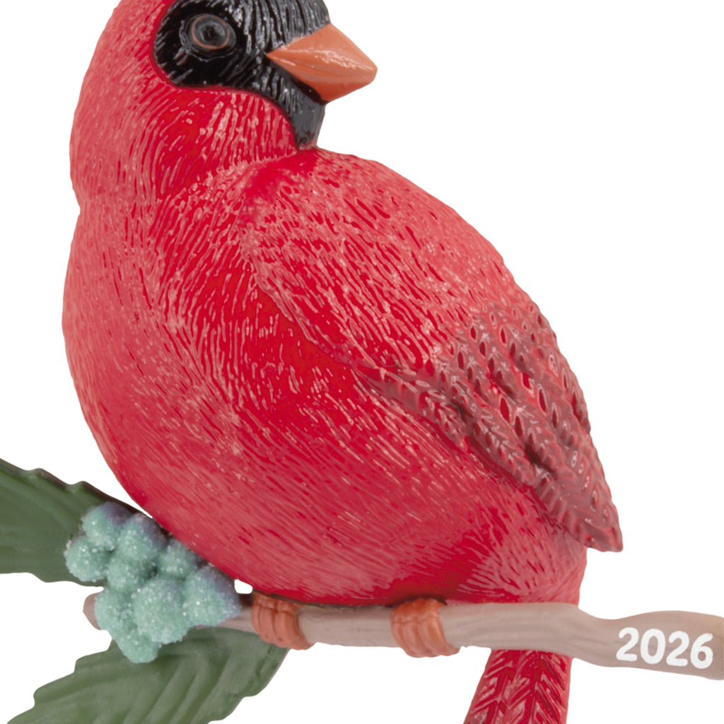 Hallmark Christmas Ornament (Cardinal Bird 2026), 1 Count
