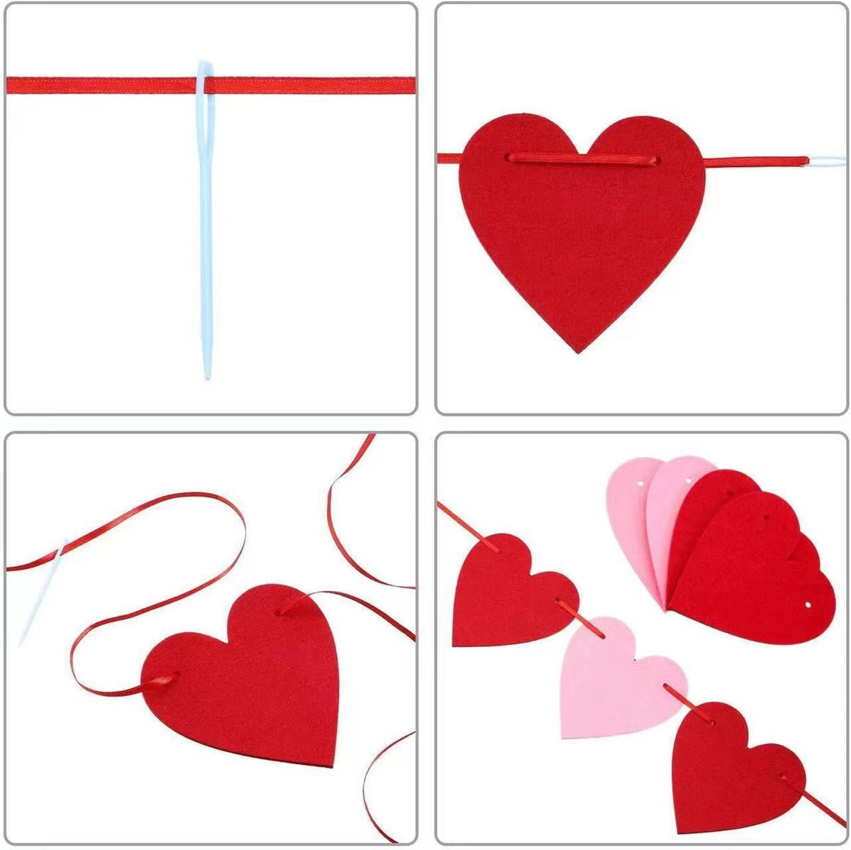 XGFHYJEH 10 LED 1.5M Valentine's Day Lights, Valentines Day Decorations Lights, Valentines String Lights, Valentine's Day Decor, Heart String Lights Red