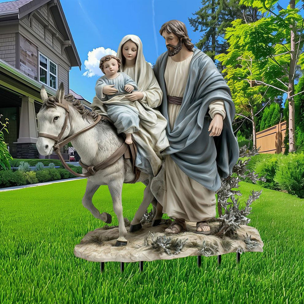 Nkmbld Clearance & Promo! Garden Ornaments, Garden Sculpture Acrylic Potted Plants and Courtyard Decorative Floor Tiles, Housewarming Ornament for Patio, Lawn, Yard, Pathway