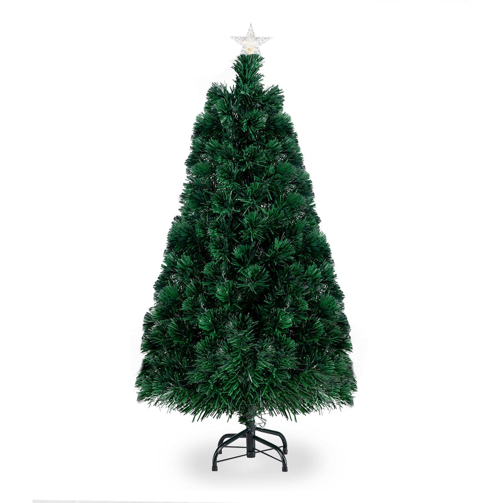 Ktaxon Black Christmas Tree 6ft Artificial Xmas Tree with 250 LEDs,Indoor Holidays Decoration,8 Modes