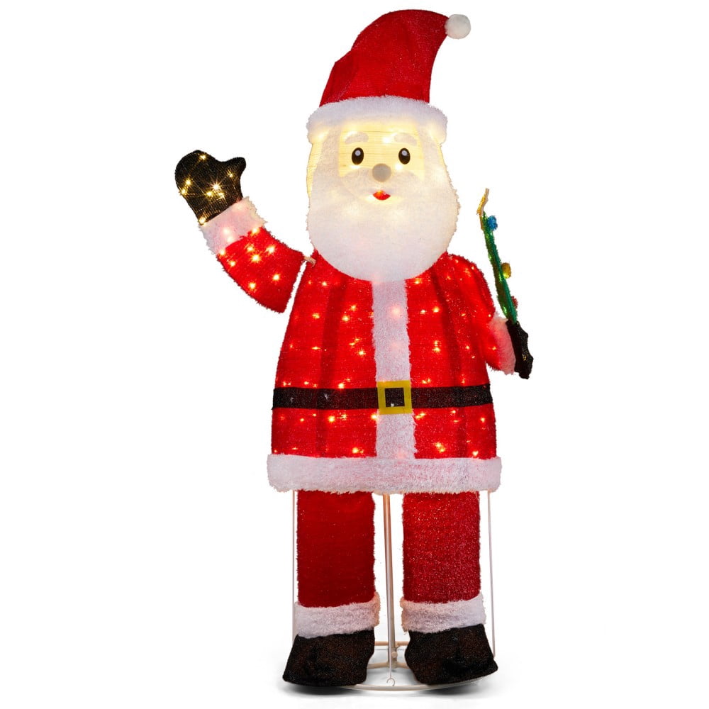 JOY Letter Sign Decoration - Lighted Home Scene Yard Sign Decor with Warm White Light - Indoor Outdoor Christmas Display for Lawn Garden - 47.2in Tall
