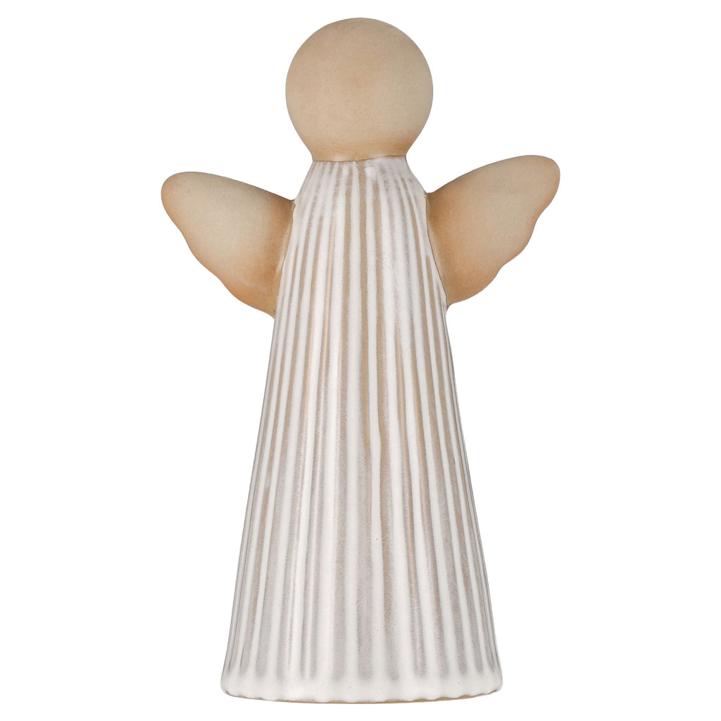 Ceramic Angel Christmas Decoration, Cream and White, 7.5", by Holiday Time