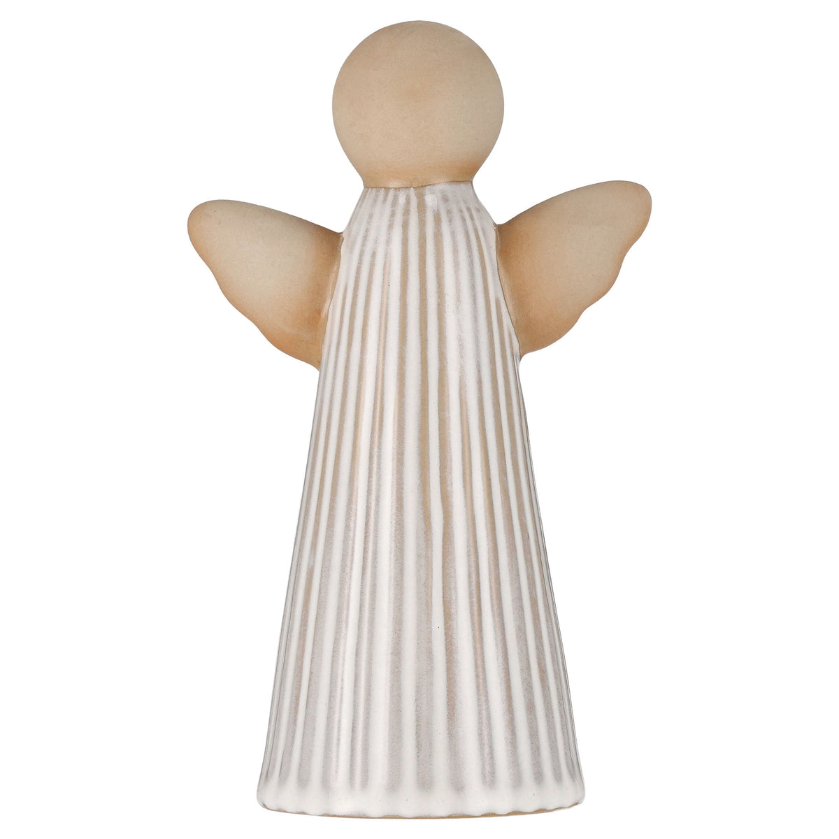 Ceramic Angel Christmas Decoration, Cream and White, 7.5", by Holiday Time