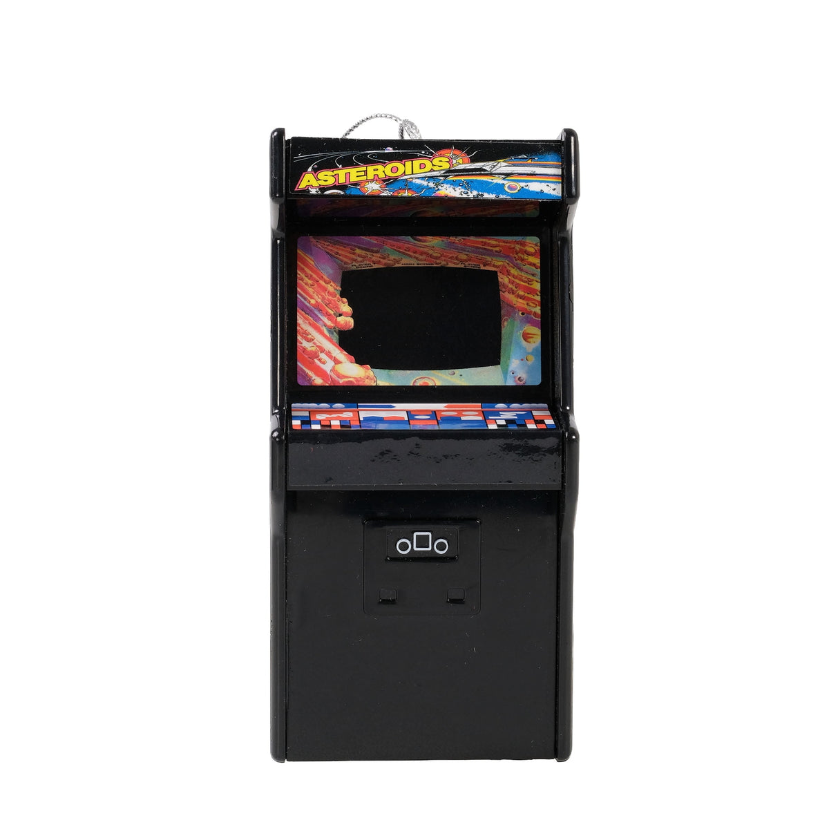 Asteroids Arcade Cabinet Figural Christmas Tree Ornament