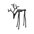 Holiday Time Black Metal Reindeer Decor, 14.5 in