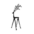 Holiday Time Black Metal Reindeer Decor, 26 in