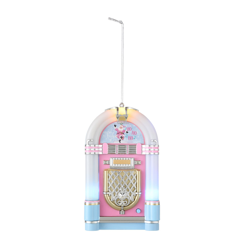 Mr. Christmas Mini Jukebox Ornament, Blue