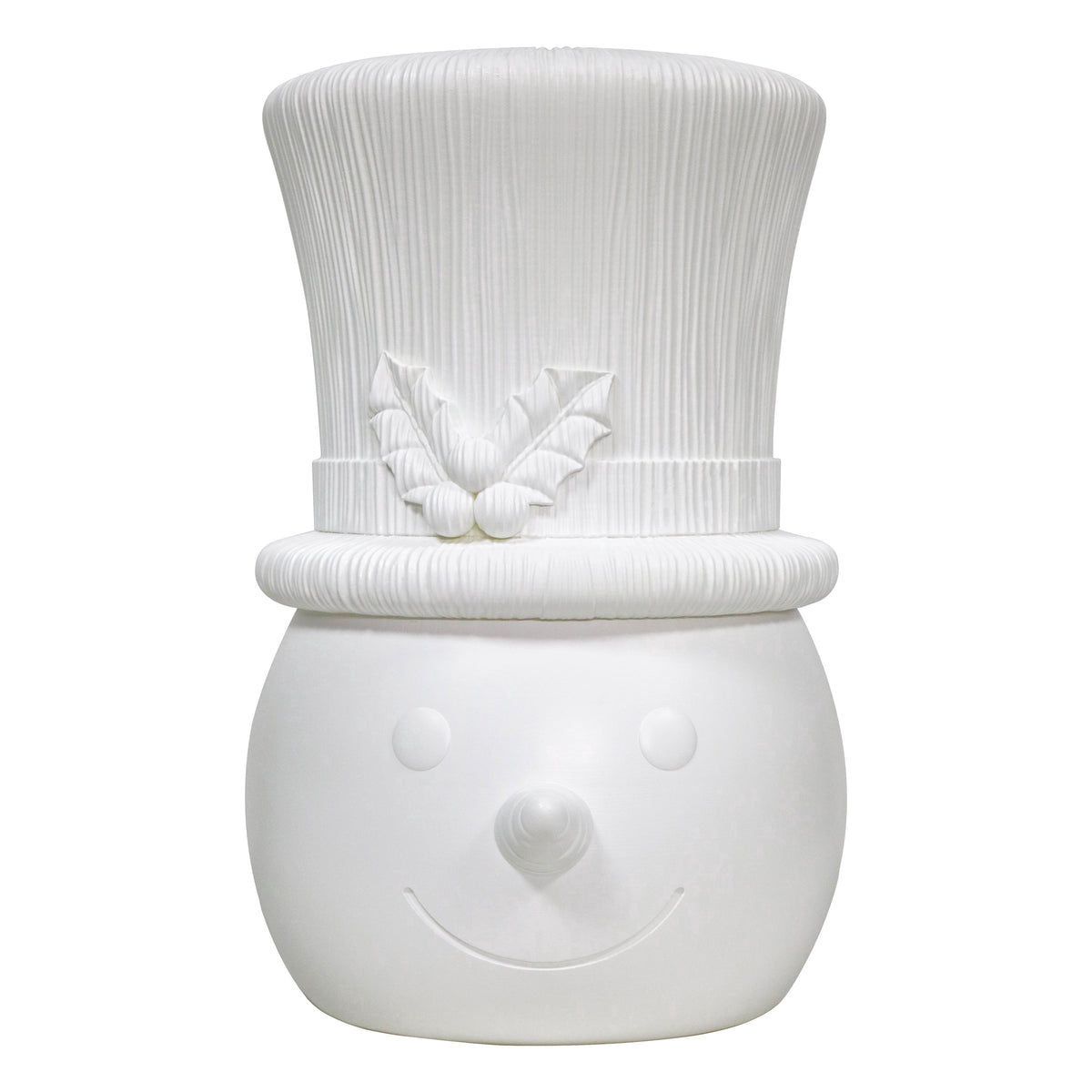 Paint-it-Yourself Blow Mold Snowman Decorative Nutcracker Head, White, 22.4", by Holiday Time
