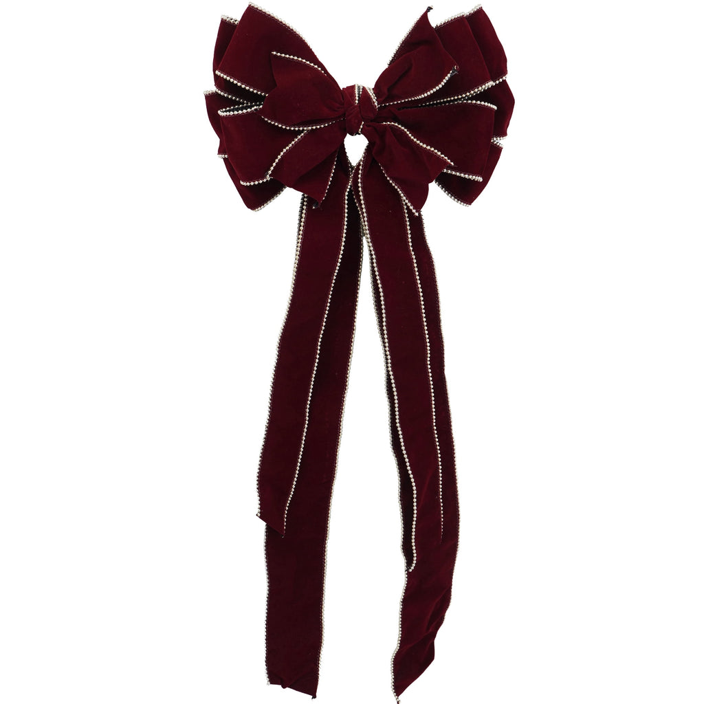 Burgundy Decorative Christmas Bow, 30", by Holiday Time