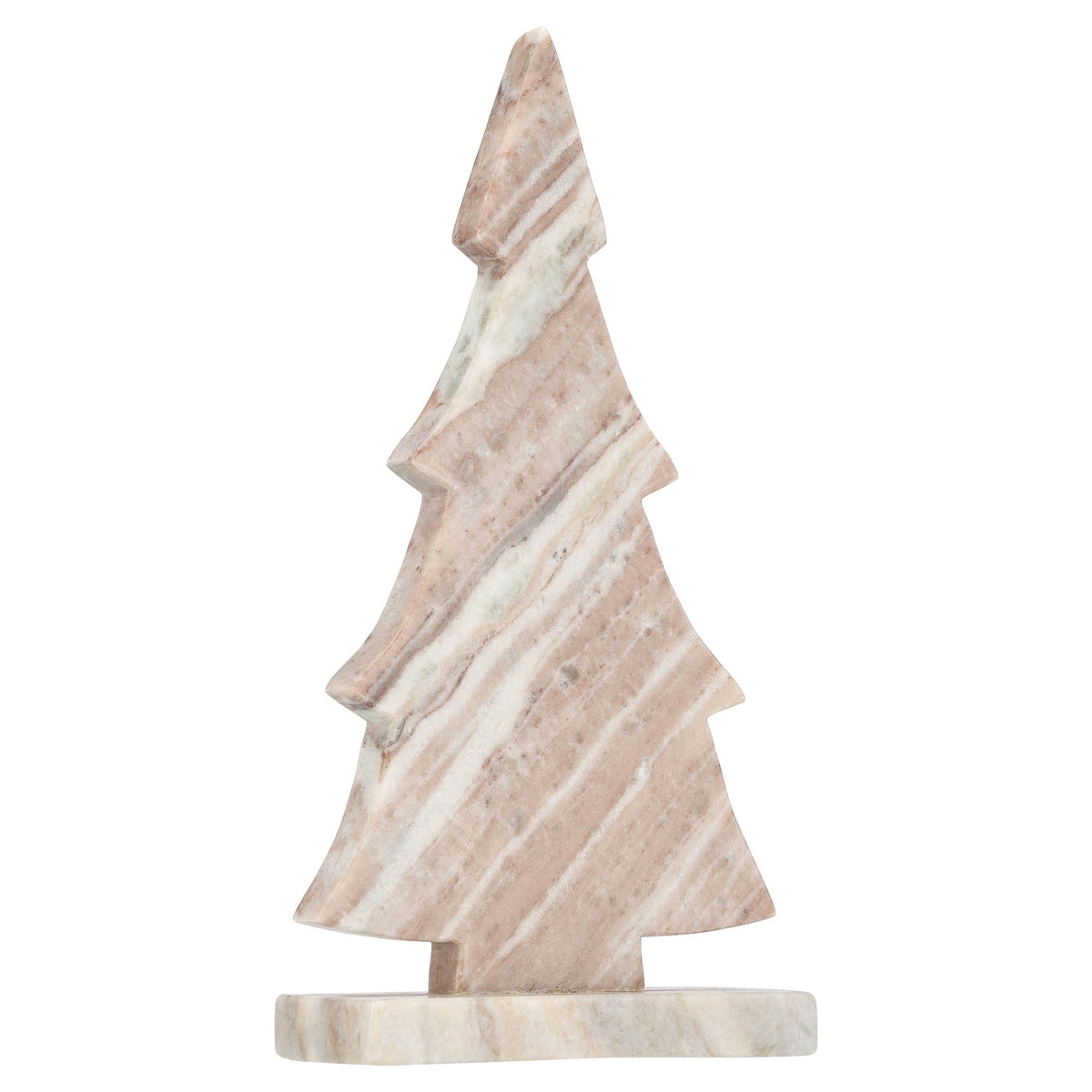 Marble Tree Christmas Decoration, Brown, 10", by Holiday Time