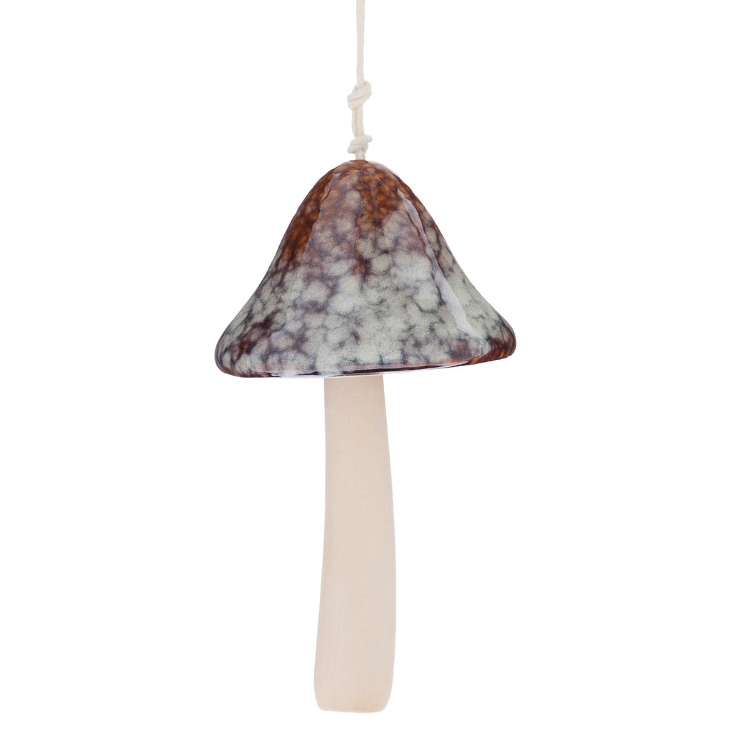 Brown Ceramic Mushroom Christmas Ornament, 6.5", by Holiday Time