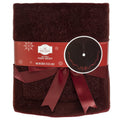 Mohair Christmas Tree Skirt with Ribbon Bow, Burgundy, 48", by Holiday Time