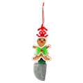 Multicolor Clay Dough Gingerbread Cake Spatula Christmas Ornament, 5.3", by Holiday Time