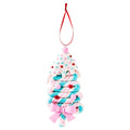 Multicolor Clay Dough Glitter Candy Tree Christmas Ornament, 6", by Holiday Time