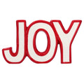 Ceramic Joy Christmas Decoration, Red and White, 8.3" x 4.3", by Holiday Time