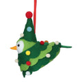 Multicolor Fabric Christmas Tree Bird Ornament, 3", by Holiday Time