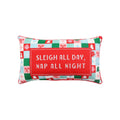 Holiday Time Sleigh All Day Nap All Night Decorative Lumbar Pillow