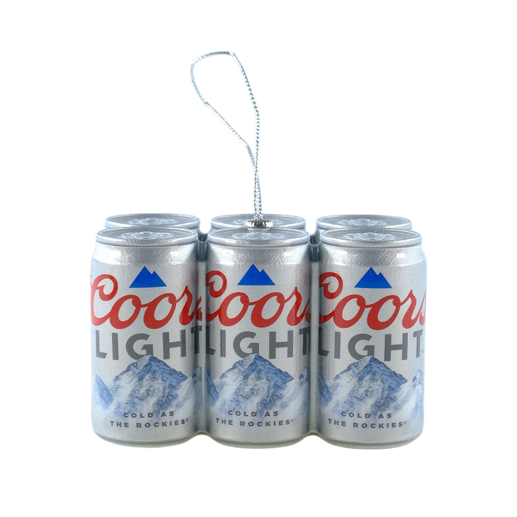Coors Light Six-Pack Can Christmas Tree Ornament - Limited Edition