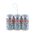 Coors Light Six-Pack Can Christmas Tree Ornament - Limited Edition