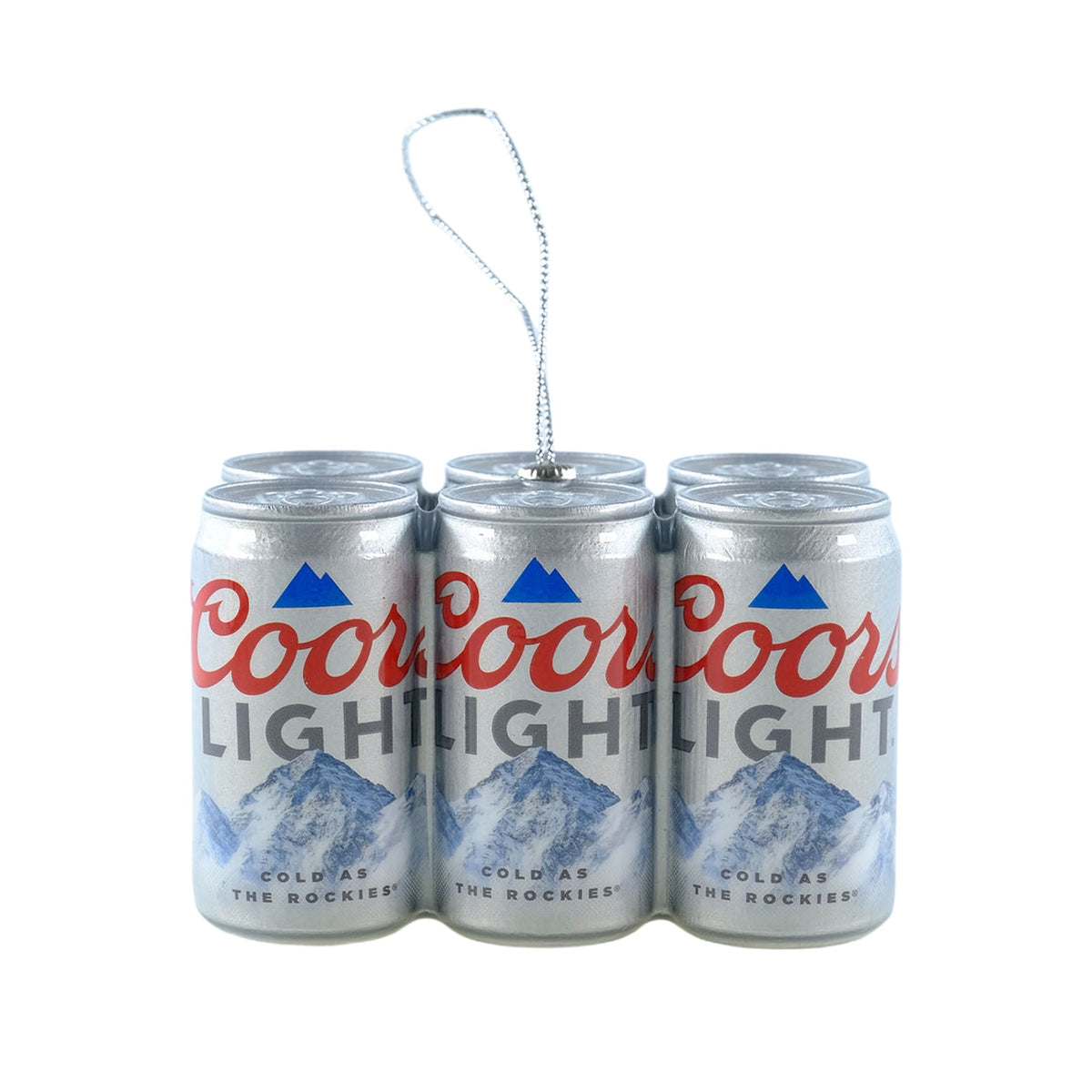 Coors Light Six-Pack Can Christmas Tree Ornament - Limited Edition