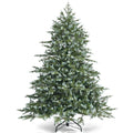Costway 6ft Artificial Christmas Spruce Hinged Tree w/ 892 Mixed PE & PVC Tips