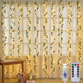 DAYBETTER Ivy Curtain String Lights, 200 LED USB Powered Hanging Artificial Plant Fairy Lights with 8 Modes, for Wedding Party Holiday Decor (9.9 x 6.6FT)