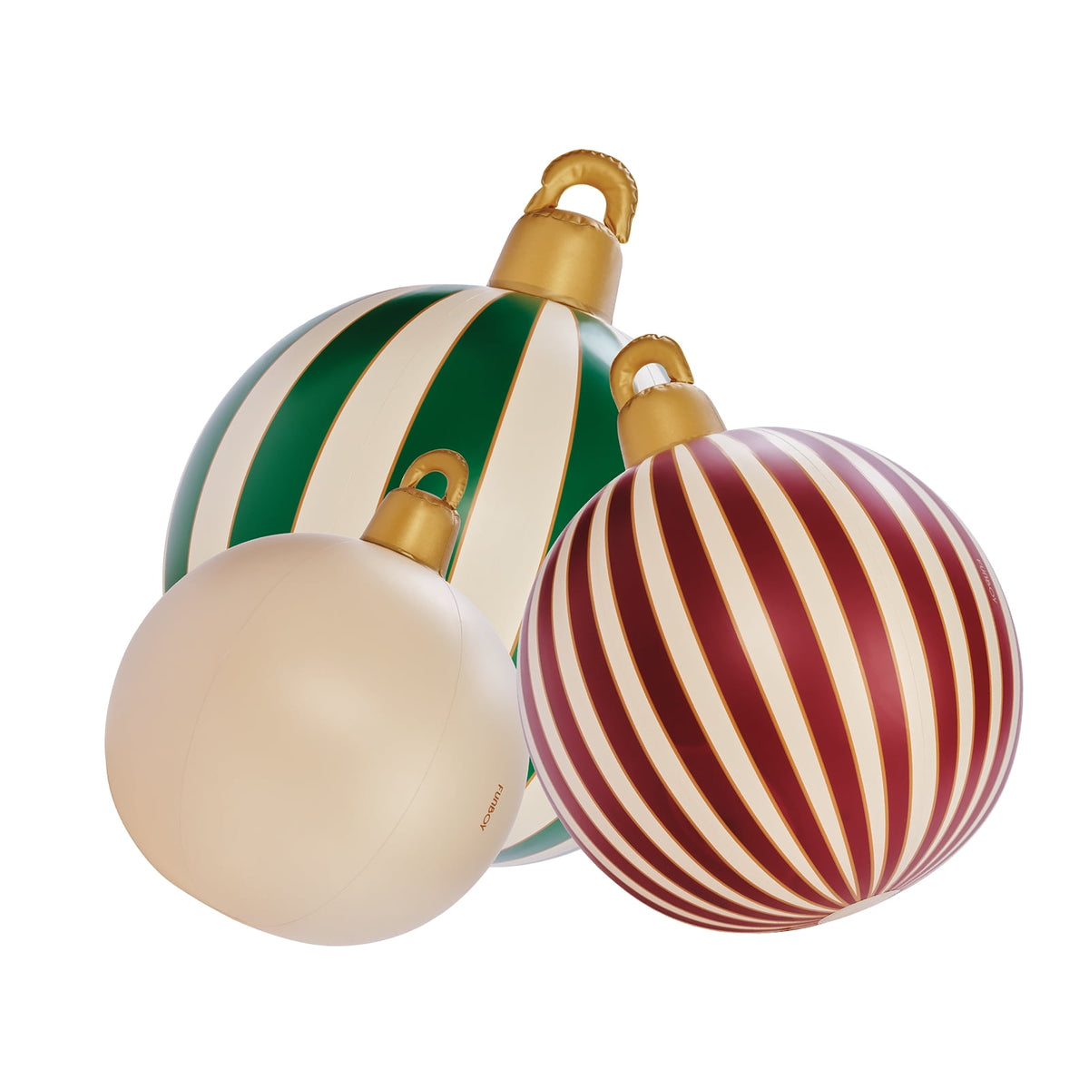 FUNBOY Inflatable Holiday Ornaments – 3-Pack