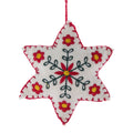 Multicolor Felt Star Christmas Ornament, 5", by Holiday Time
