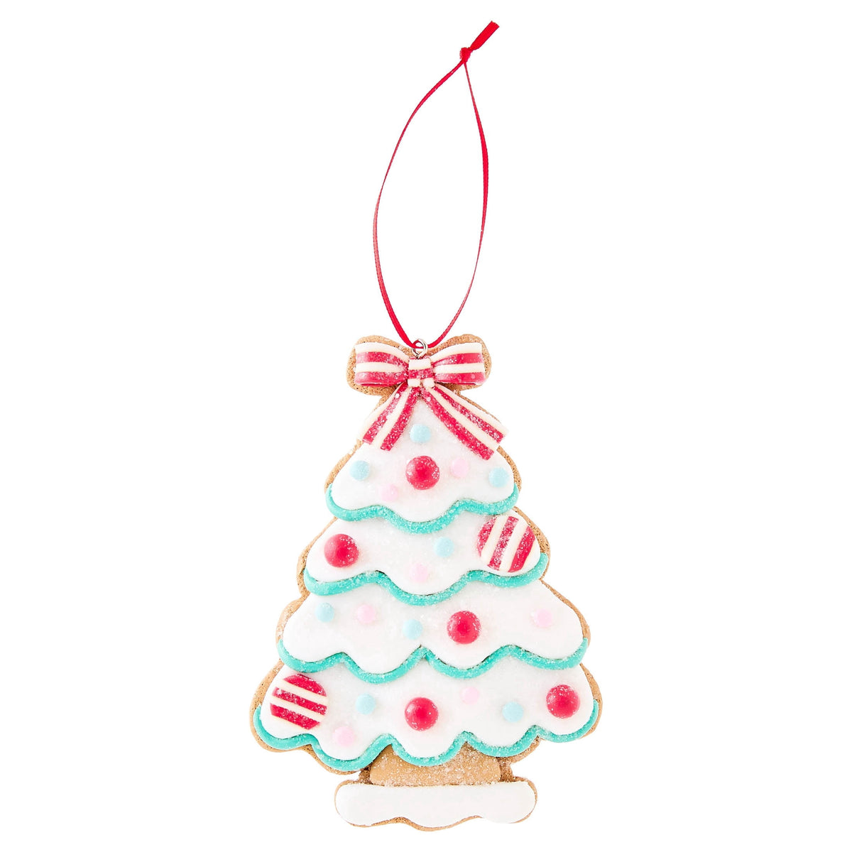 Multicolor Clay Dough Christmas Tree Ornament, 5", by Holiday Time
