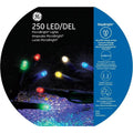 GE StayBright 250 LED Microbright Multicolor String Lights Green Wire 51.8FT