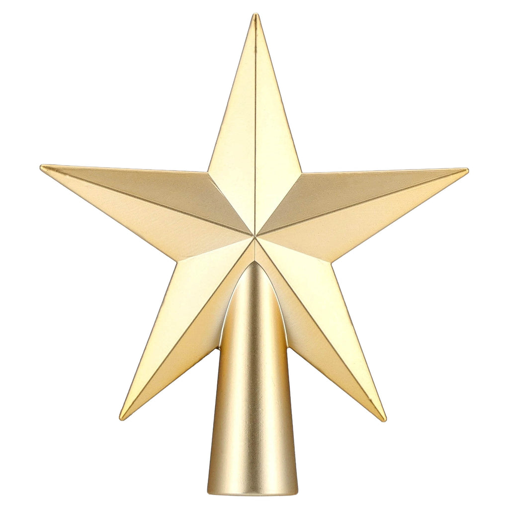 Mini Star Christmas Tree Topper, Gold, 5.5", by Holiday Time