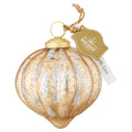 Gold and Silver Glitter Glass Christmas Ornament, by Holiday Time