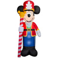Gemmy Airblown Disney Mickey as Nutcracker Christmas Inflatable, 10-Ft, LED Yard Decor