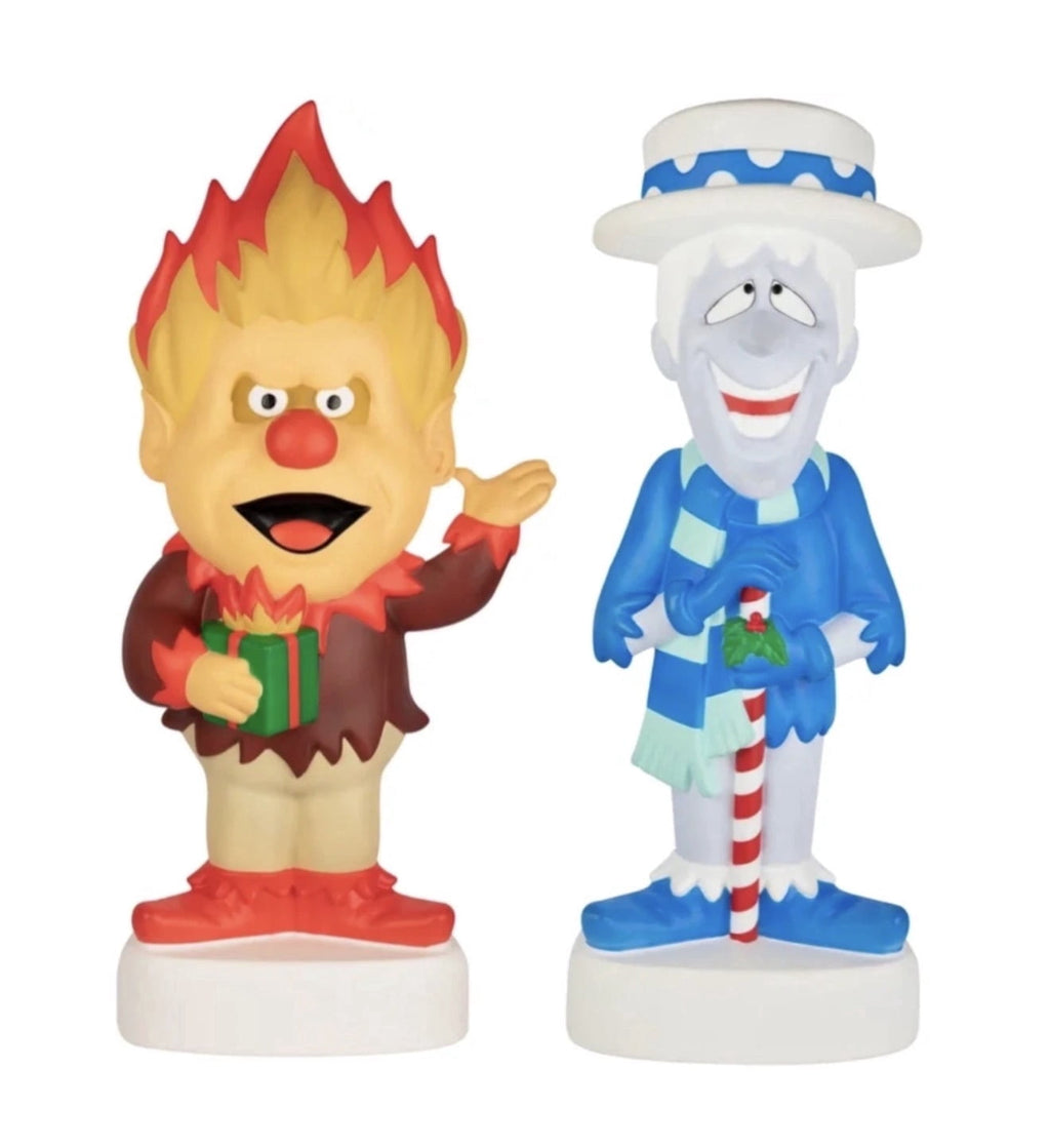 32" Gemmy Heat and Snow Miser LED Lighted Blow Mold Outdoor Christmas Decor