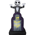 Gemmy Inflatable Nightmare Before Christmas Master of Fright Jack Skellington LED Lighted Yard Decoration - 42 in