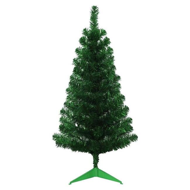 Giftwares 9096800 3 ft. Full Tinsel Christmas Tree, Green