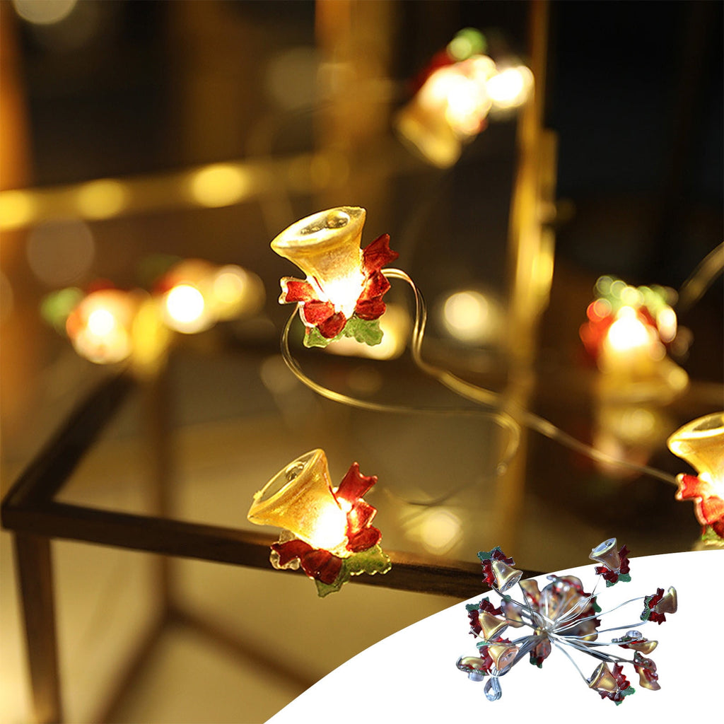 Gnmfd 16.4ft LED String Lights Battery Operated Decorative Fairy Lights Christmas Lights Indoor Outdoor Holiday Party Wedding Bedroom Table Window Mantel Lighting for Home Decor