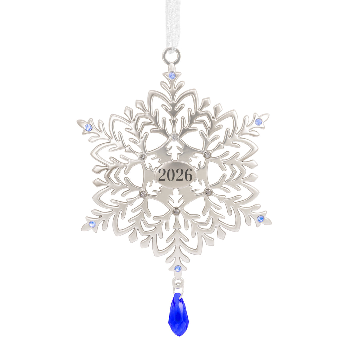 Hallmark Christmas Ornament (Snowflake 2026, Metal), 1 Count