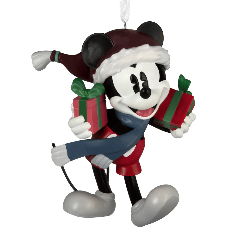 Hallmark Christmas Ornament (Disney Mickey Mouse With Presents), 1 Count
