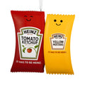 Hallmark Ornament (Heinz Tomato Ketchup Yellow Mustard Packets), 1 Count