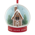 Hallmark Ornament (Gingerbread House Snow Globe New Home 2026), 1 Count