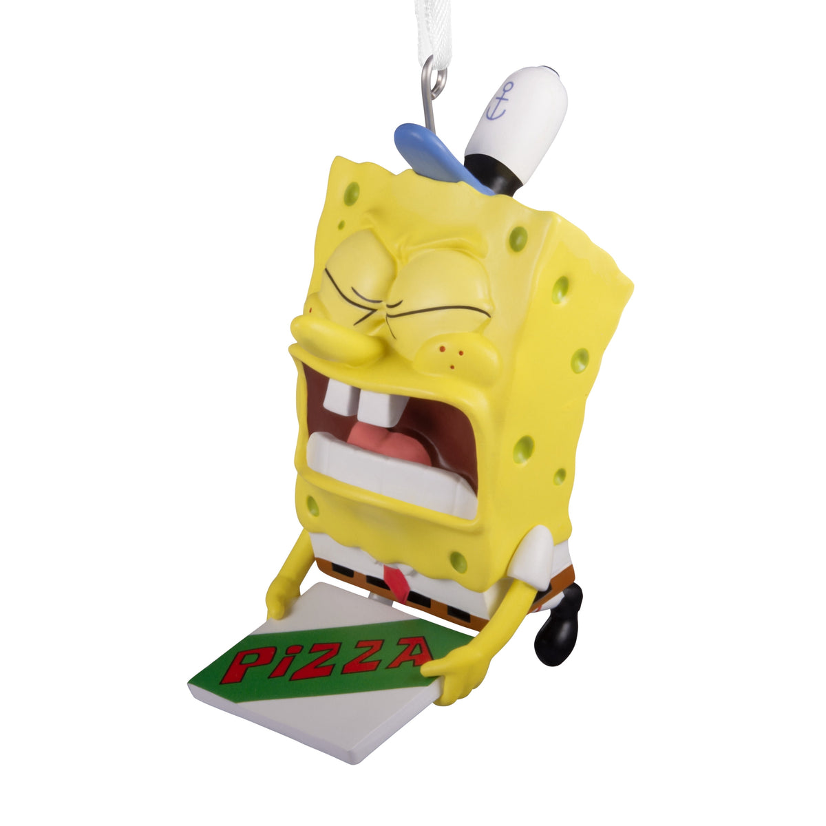 Hallmark Christmas Ornament (SpongeBob SquarePants Pizza Delivery), 1 Count