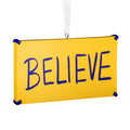 Hallmark Christmas Ornament (Ted Lasso Believe Sign), 1 Count