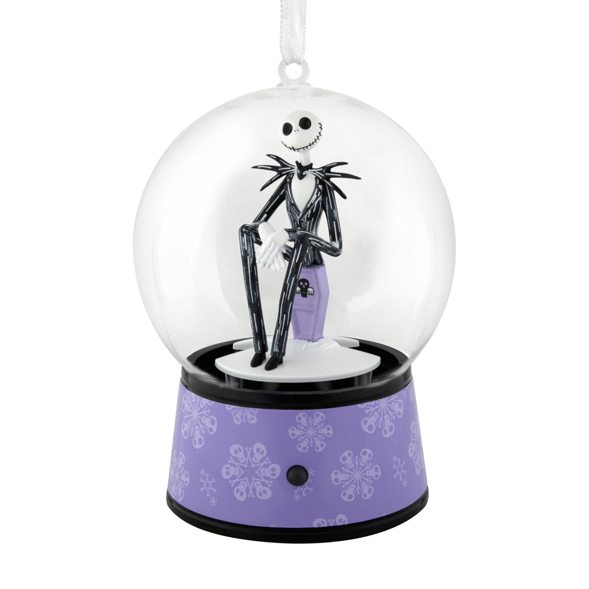 Hallmark Christmas Ornament (Jack Skellington Musical Snow Globe), 1 Count